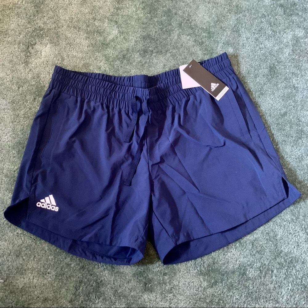 NWT Adidas Womens Navy AeroReady Shorts